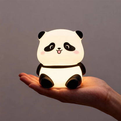 Lampe LED Panda Cute - Veilleuse Enfant Originale - Décoration Chambre Kawaii - Cadeau Anniversaire & Noël