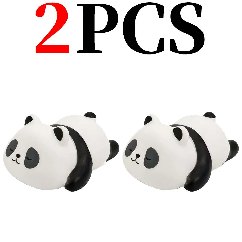 Lampe LED Panda Cute - Veilleuse Enfant Originale - Décoration Chambre Kawaii - Cadeau Anniversaire & Noël