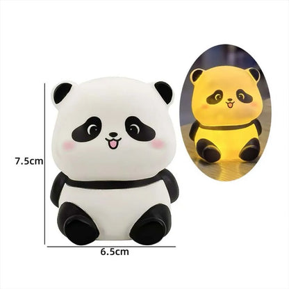 Lampe LED Panda Cute - Veilleuse Enfant Originale - Décoration Chambre Kawaii - Cadeau Anniversaire & Noël