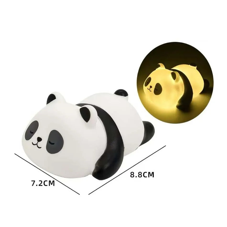 Lampe LED Panda Cute - Veilleuse Enfant Originale - Décoration Chambre Kawaii - Cadeau Anniversaire & Noël