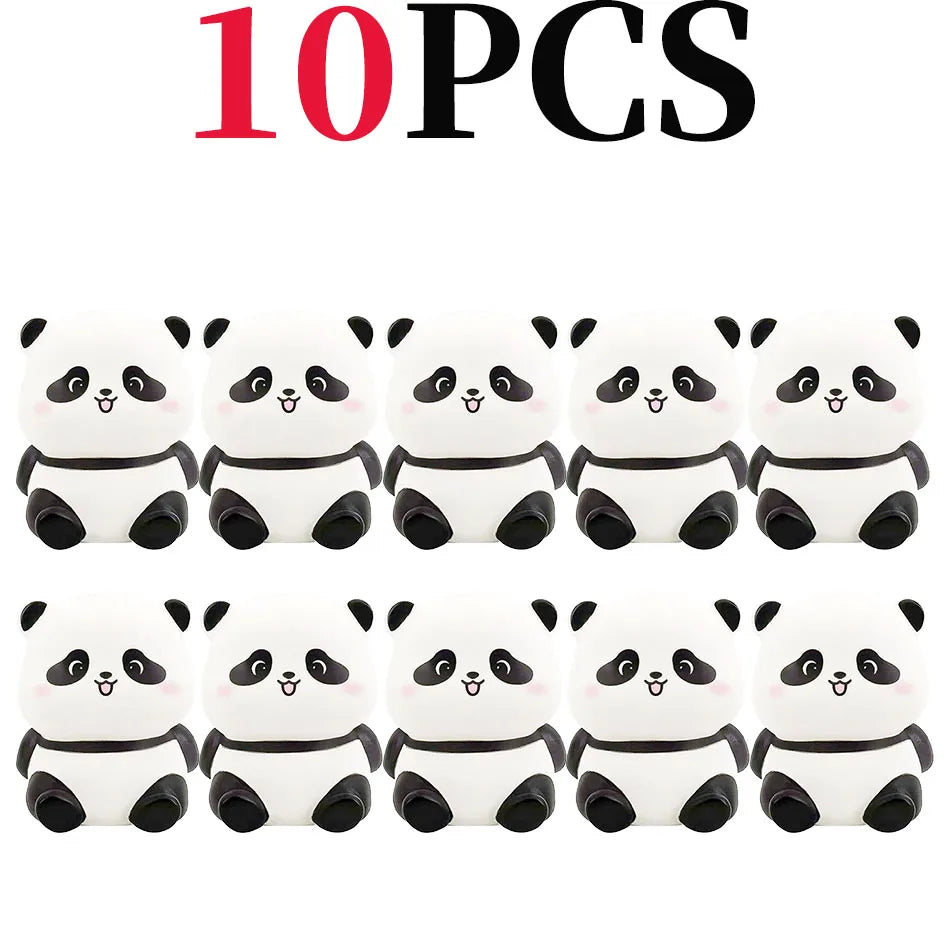 Lampe LED Panda Cute - Veilleuse Enfant Originale - Décoration Chambre Kawaii - Cadeau Anniversaire & Noël